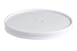 Compostable White Paper Lid for 210POC60N & 210POB61 & 210GPU7(BR) D:2.44in - 50 pcs