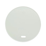 White Paper Coffee Lid for 10oz / 12oz / 16oz / 20oz.. D:3.54in - 50 pcs