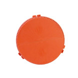 HUSKLY Reusable round pizza box red husk composite D:13.4in H:1.1in - 2 pcs