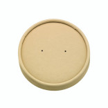 Kraft Paper lid no plastic for  Buckaty D:5.9in H:0.6in - 45 pcs Kraft Paper lid no plastic for  Buckaty D:5.9in H:0.6in - 45 pcs