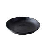 Phoenix Reusable recycled black soup plate 32oz D:9.0in H:1.8in - 12 pcs