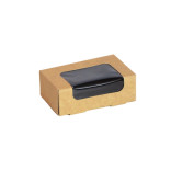 Kraft Sushi Box With Window  6pcs L:4.7in W:2.8in H:1.6in - 50 pcs Kraft Sushi Box With Window  6pcs L:4.7in W:2.8in H:1.6in - 50 pcs