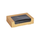 Kraft Sushi Box With Window 15pcs 32oz L:7.5in W:4.7in H:1.8in - 50 pcs Kraft Sushi Box With Window 15pcs 32oz L:7.5in W:4.7in H:1.8in - 50 pcs