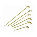 Bamboo Knotted Skewers L:2.8in - 100 pcs