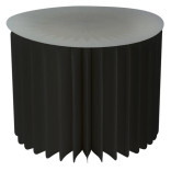 Black Folding Buffet Riser D:11.8in H:15.75in - 6 pcs