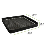 BBQ Mesh Basket with Edge L:11in W:11in H:0.5in - 2 pcs