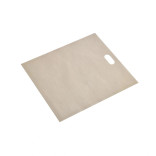 Toaster Bag PTFE coated Fiberglass, ligher brown L:6.3in W:7.1in - 10 pcs