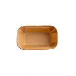 Rectangular Kraft Paper Baking Mold 10oz L:4.4in W:2.6in H:1.7in - 50 pcs