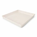 Square Samurai Wooden Dish 76oz L:11in W:11in H:1.2in - 25 pcs