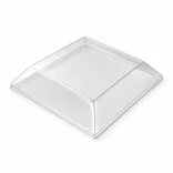 Clear PET Lid for 210SAMBQ2020 L:7.9in W:7.9in H:1.4in - 25 pcs