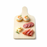 Wooden Tapas Plank L:11.6in W:7.1in H:0.1in - 25 pcs