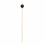 Bamboo Pick with Black Dice L:4.1in - 100 pcs