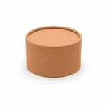Kraft Cardboard Tube Box with Lid and White Liner Included 7oz D:3.9in H:2.2in - 100 pcs