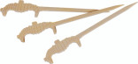 TOKAI Bamboo Seahorse Pick L:3.5in - 100 pcs