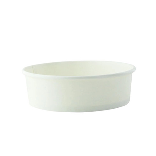 Buckaty Round White To Go Container 16oz D:5.9in H:1.8in - 45 pcs