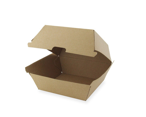 50PCS Kraft Disposable Takeaway Cardboard French Fries Box Fast Food  Packaging