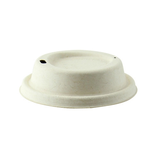 Brown sugarcane coffee lid for 10oz / 12oz / 16oz / 20oz (No added PFAs) D:3.54in - 100 pcs