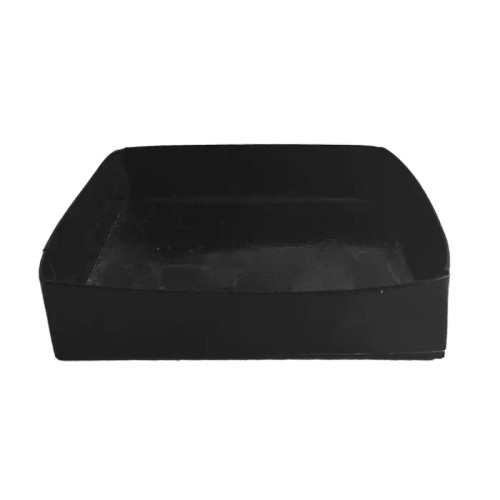 BBQ Solid Basket with Edge L:11in W:11in H:0.5in - 2 pcs