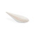 Bio n Chic Drop Shaped White Sugarcane Dish 0.5oz L:4.1in W:1.9in H:1.15in - 30 pcs