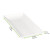 Bio n Chic Rectangular White Sugarcane Plate L:7in W:3.5in H:0.5in - 100 pcs