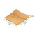 KRABI Bamboo Mini Square Dish L:2.4in W:2.4in H:0.25in - 24 pcs