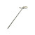 Black Looped Bamboo Skewer L:3.9in - 100 pcs