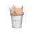 Mini Reusable Metal Bucket 3oz D:2.5in H:2.5in - 24 pcs