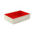 Wooden Folding Box with Red Shiny Interior 24oz - L:6.4in W:4.7in H:1.4in - 100 pcs