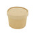 Brown Kraft Soup Cup with Kraft Lid Included