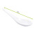 CHIN Mini Porcelain Spoon 0.2oz L:5in W:1.6in H:0.5in - 6 pcs