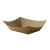 Multi Use Kraft Paper Boat 1lbs 10oz L:6.3in W:4.4in H:1.6in - 250 pcs