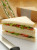 Kraft Double Sandwich Box with PET Window L:4.8in W:2in H:4.8in - 50 pcs