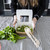 100pcs - 7.5" Unwrapped Elegant Wooden Fork