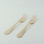 100pcs - 7.5" Unwrapped Elegant Wooden Fork