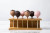 Bamboo Reusable Cake Pop Stand 18 Holes L:7.9in H:2.75in - 5 pcs