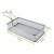 Rectangular Reusable Stainless Steel Serving Fry Basket 32oz L:9in W:4.7in H:2in - 1 pcs