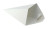 White Paper Cones with Built in Dipping Sauce Compartment 8oz L:8.75in W:5.25in - 25 pcs