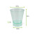 PAVLOS Transparent Green Cup 6oz D:3in H:3.5in - 10 pcs