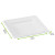 210APU2626A - Square White Fiber Plate 10.1 X 10.1in - 25 pcs
