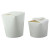 Mini White Pasta Box 8oz D:2.75in H:2.6in - 50 pcs