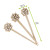Bamboo Wheel Pick L:3.5in - 100 pcs