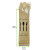 Compostable Bamboo Fiber 4/1 Cutlery Kit With Kraft Bag (Knife, Fork, Spoon, Napkin) L:6in - 50 pcs