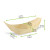 Mini Wooden Boats 1oz L:2.3in W:1.9in H:0.7in - 100 pcs