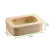 Rectangular Wood Box with Window Lid 28oz L:7in W:5in H:2in - 25 pcs