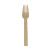 Elegant and Sturdy Bamboo Fork L:6.69in - 50 pcs