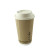 Brown sugarcane coffee lid for 10oz / 12oz / 16oz / 20oz (No added PFAs) D:3.54in - 100 pcs