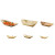 Bamboo Leaf Boat 0.5oz L:3in W:1.6in H:0.4in - 200 pcs
