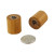 Bamboo Mini Reusable Salt & Pepper Set (Prefilled) 3.5oz D:0.7in H:0.75in - 100 pcs