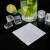 Luxury White Snow Cotton Cocktail Napkin L:7.9in W:7.9in - 100 pcs