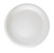Sugarcane White Round Plate D:10in - 25 pcs